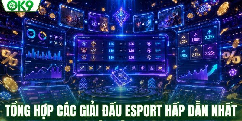 Tổng hợp các giải đấu Esport hấp dẫn nhất trên sân OK9